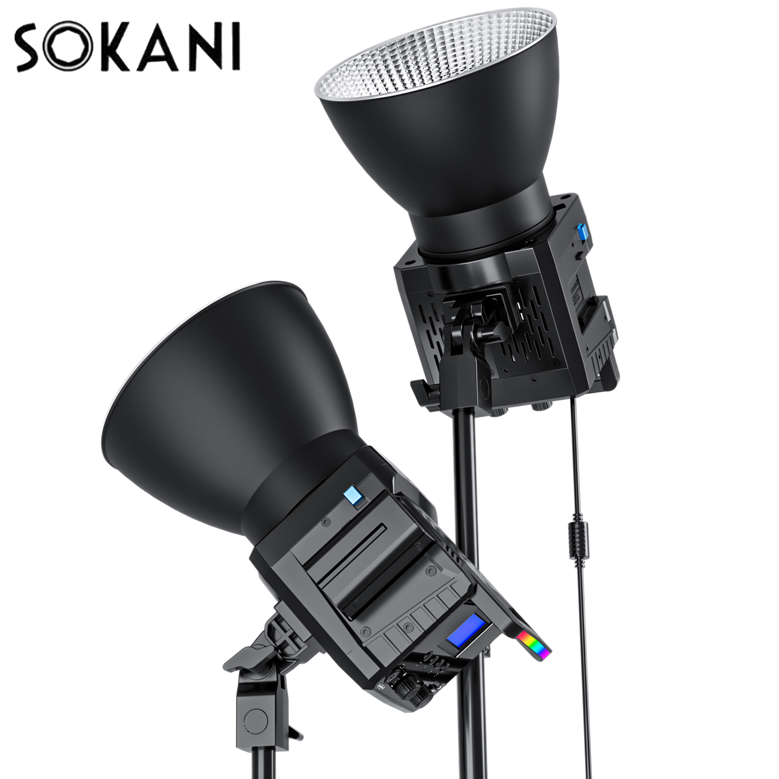 Photography Lighting For Outdoors - Sokani X100 RGB/Tweekleurig 100W Daglicht Buitenfotografie
