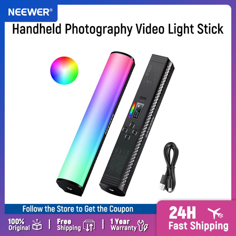 Photography Lighting System - NEEWER RGB Light Wand met APP-bediening