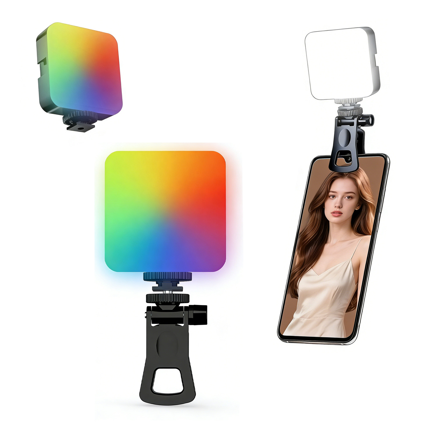 Photography Lighting For Outdoors - RGB-zaklamp Buitenfotografie Invullicht Live streaming Fotocamera