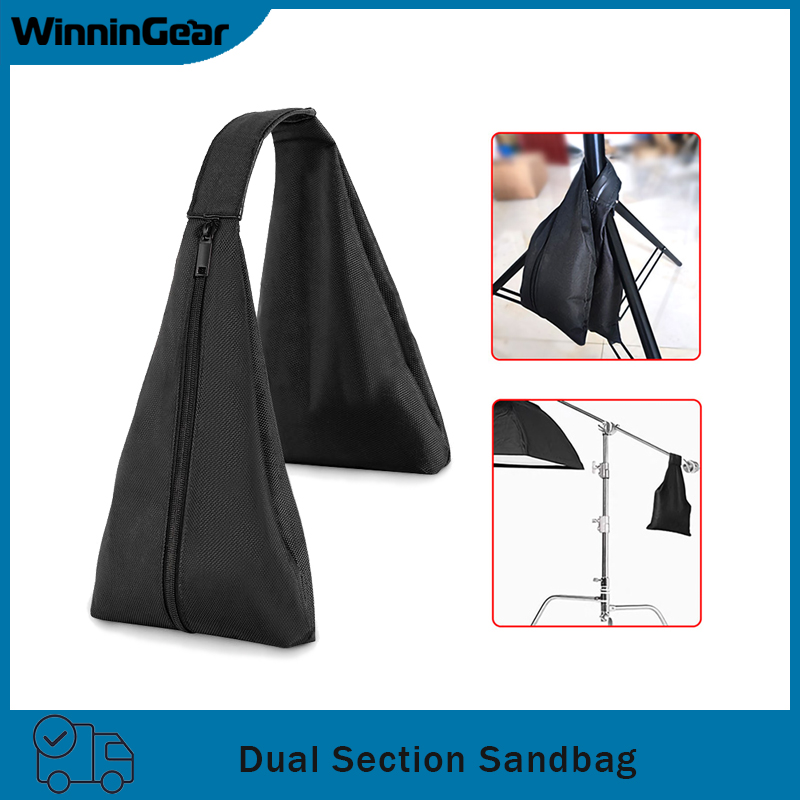 Light Stand Sandbag - Zandzak met twee delen voor fotostudio,