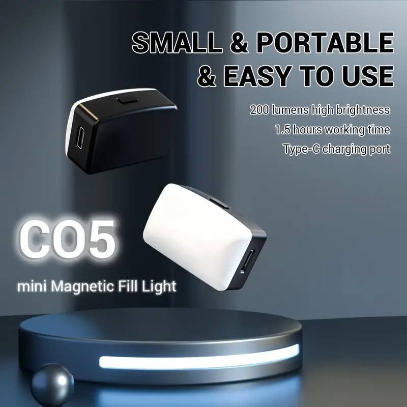Photography Lighting System - Mini magnetisch LED Selfie-licht voor IPhone