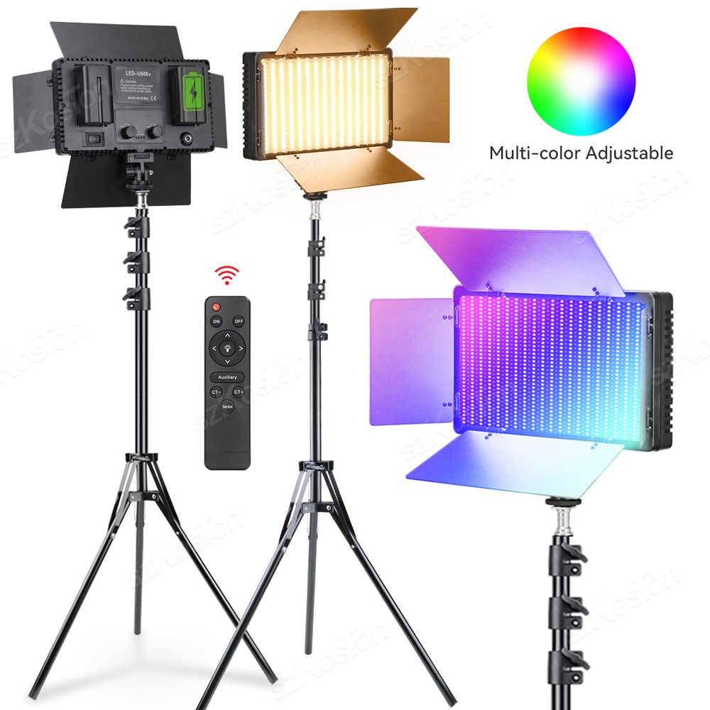Photography Led Lighting Kit - Rgb Fotografie Video Led Vul Licht