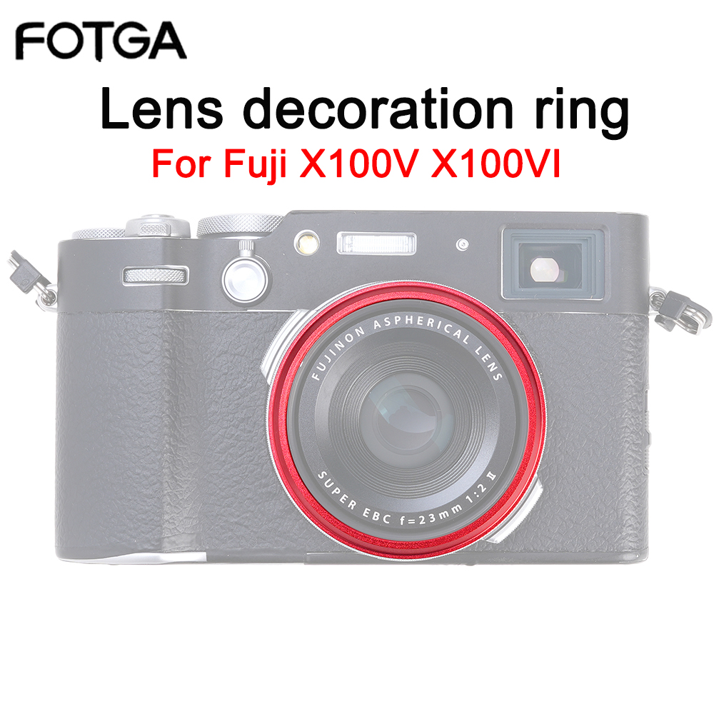 Fujifilm Camera X100Vi - FOTGA Lens Decoratie Ring Voor Fuji