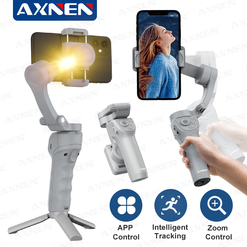 Photography Lighting System - Handheld 3-assige gimbal-stabilisator voor smartphone, voor