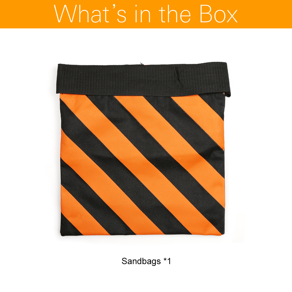 Zware zandzakken voor fotostud - Light Stand Sandbag recensie en prijs