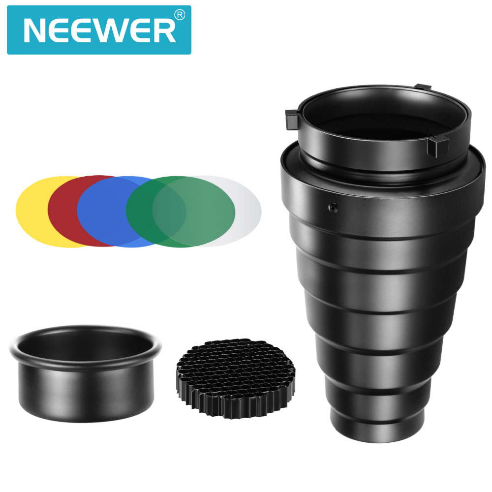 Neawer Medium Aluminium Conisc - Honeycomb Grid Filter recensie en prijs