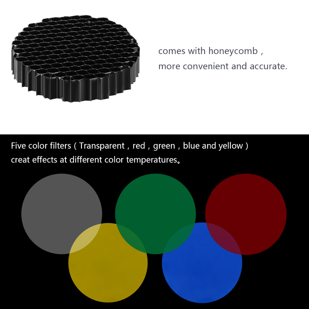 Neawer Medium Aluminium Conisc - Honeycomb Grid Filter recensie en prijs