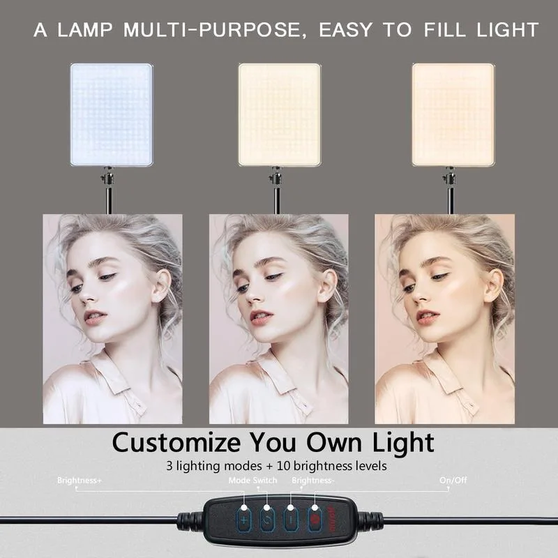 LED-videolamp fotostudiolamp 3 - Video Light Panel Led recensie en prijs