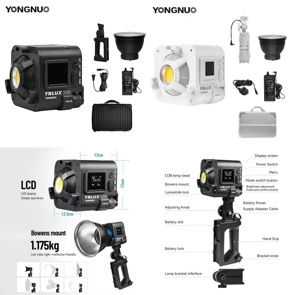 YONGNUO YNLUX100 100W 3200K-56 - Photography Lighting Led recensie en prijs