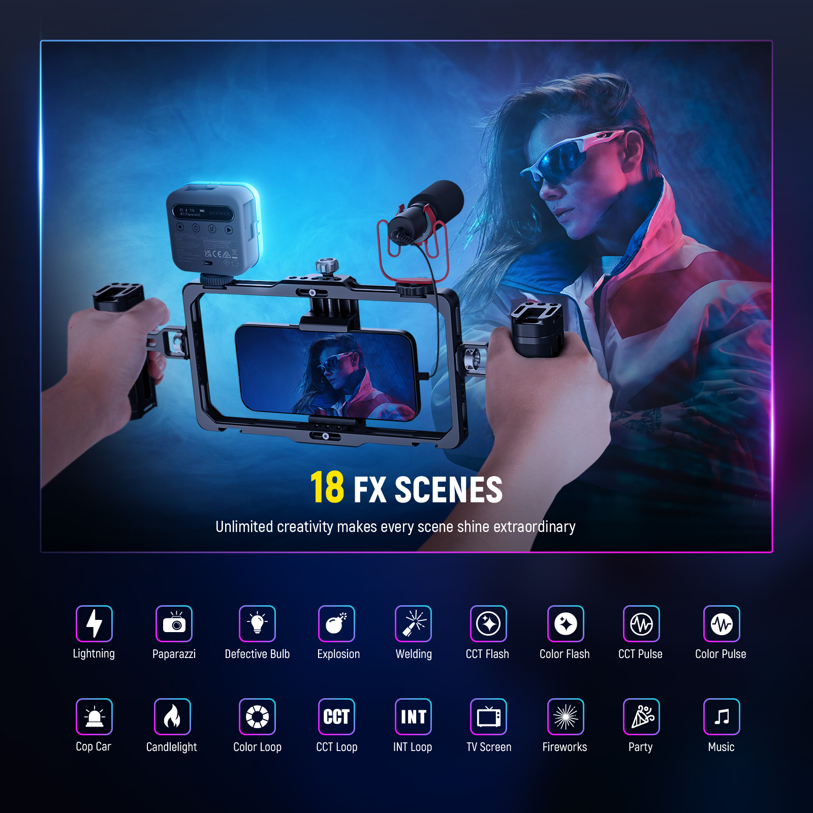 NEEWER Basic Magnetische RGB V - Photography Lighting Basics recensie en prijs