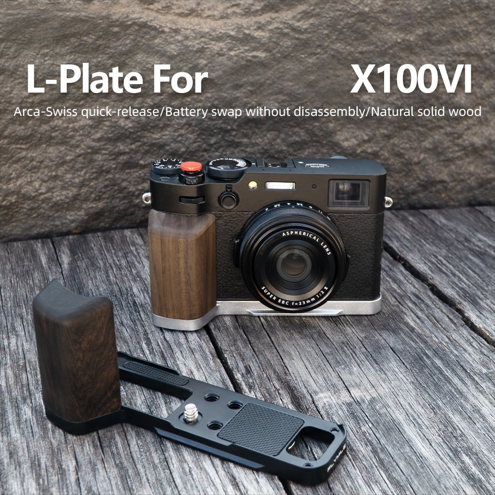 Camera L-plaat beugel handgree - Fujifilm Camera X100Vi recensie en prijs