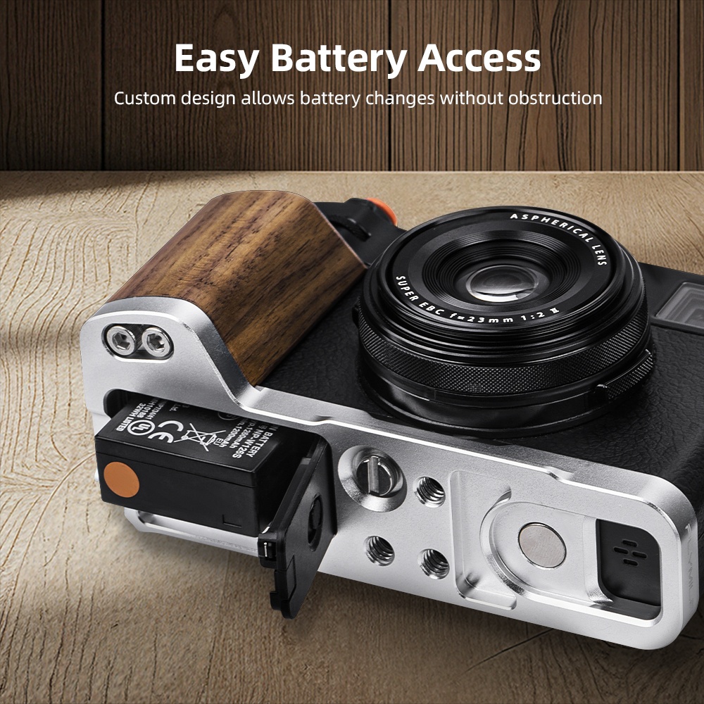 Camera L-plaat beugel handgree - Fujifilm Camera X100Vi recensie en prijs