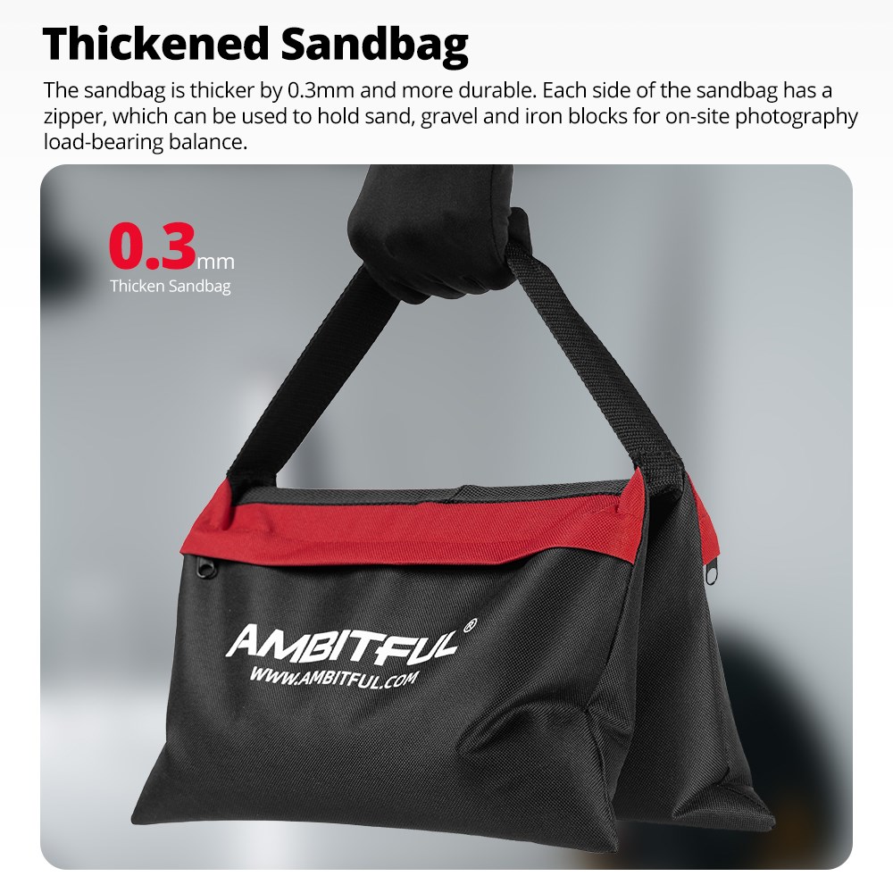 Ambitful 44x33cm Dragende Zand - Light Stand Sandbag recensie en prijs