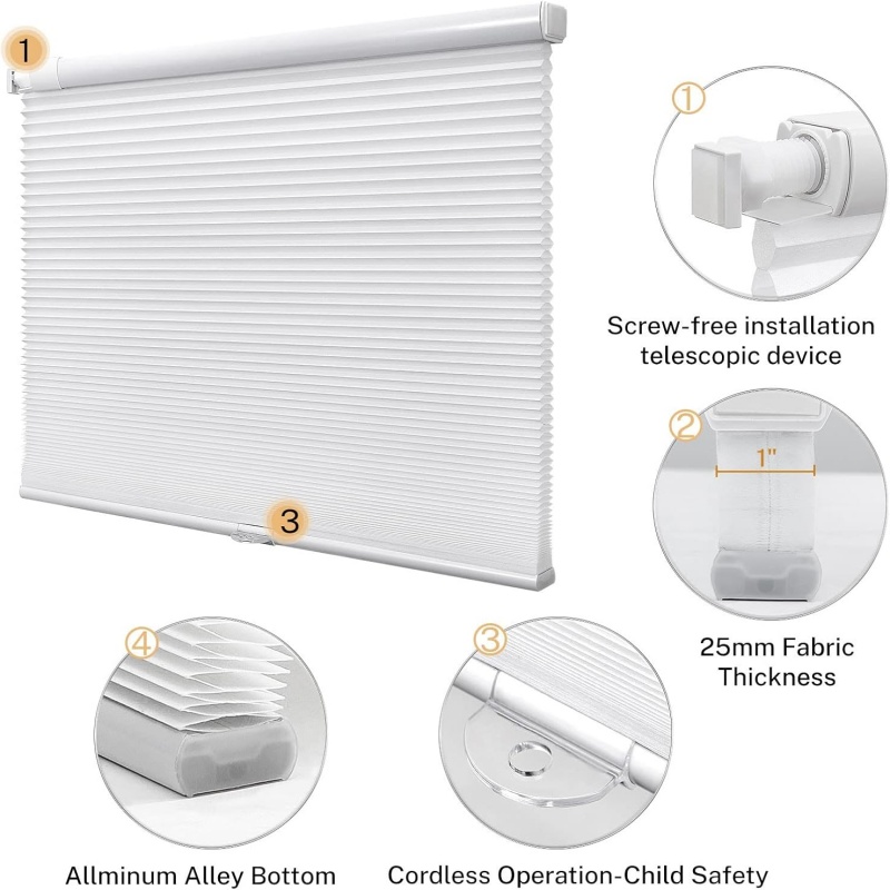 Heetverkopende filter-gordijne - Honeycomb Grid Filter recensie en prijs