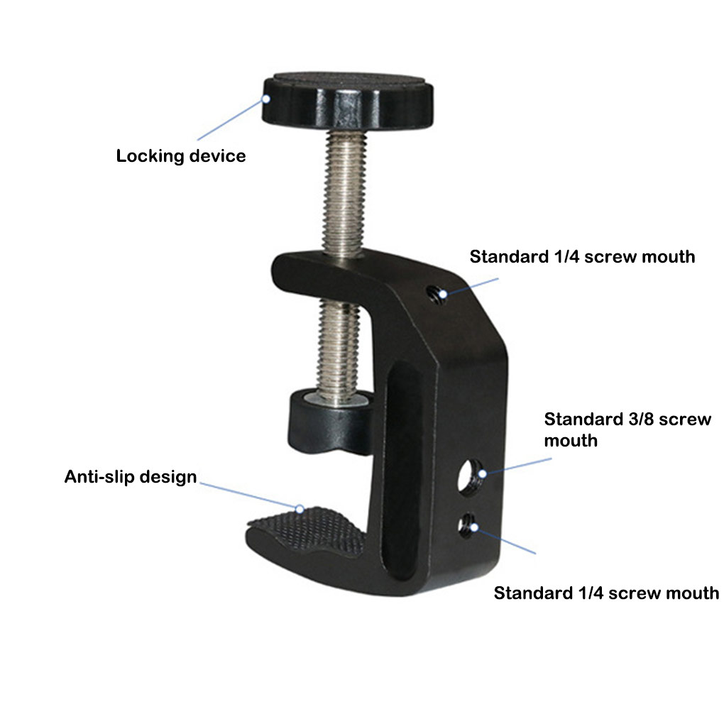 C-vormige klem aluminium Q-typ - Photography Lighting Types recensie en prijs