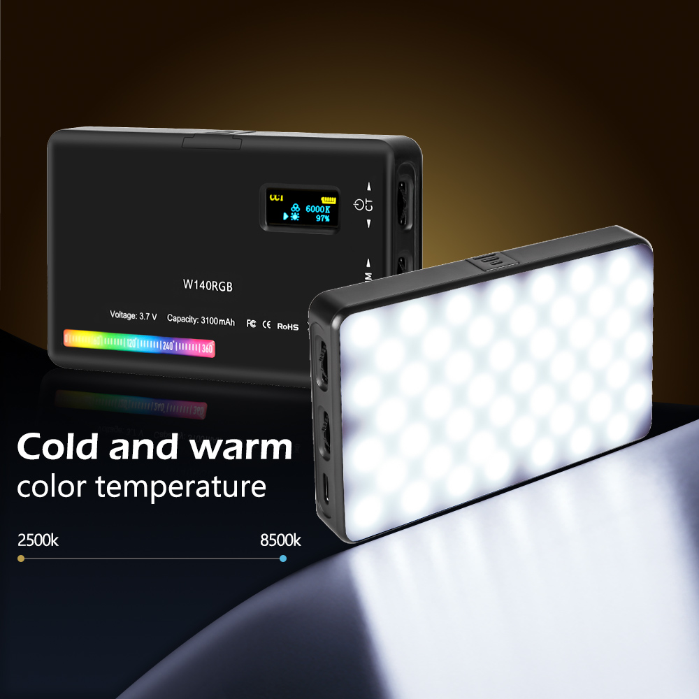 SH W140 LED RGB-videolamp 0-36 - Video Light Panel Led recensie en prijs