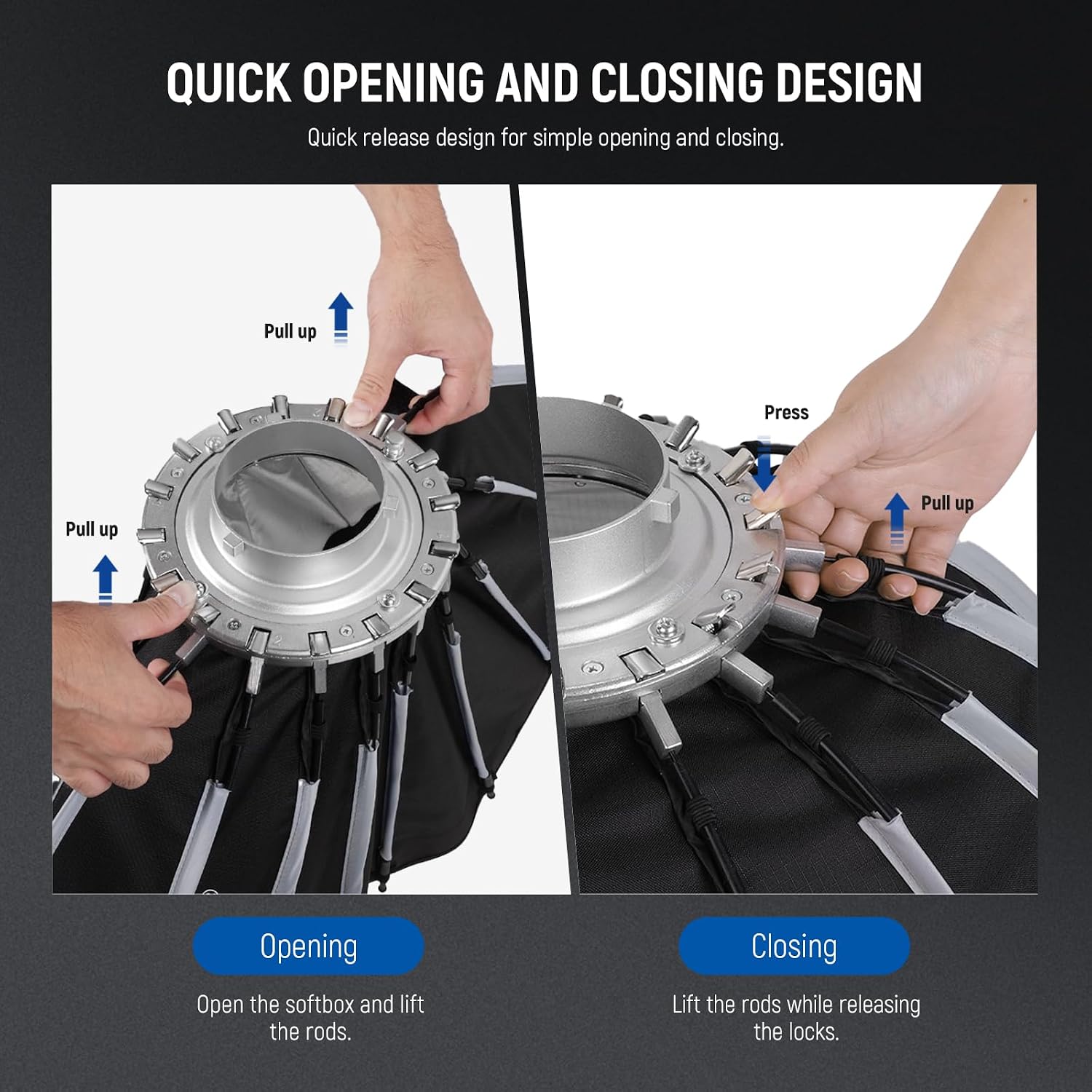 Parabolische softbox met Bowen - Photography Lighting System recensie en prijs