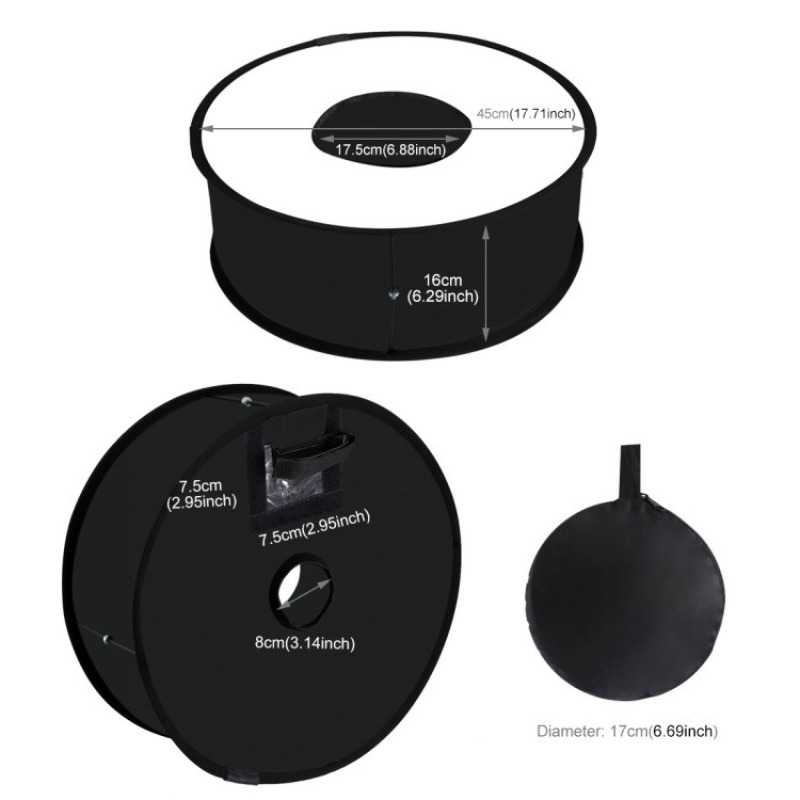 Opvouwbare 45cm ringflitser me - Photography Lighting Types recensie en prijs
