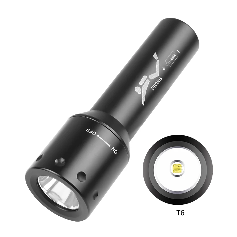 Nieuwe T6 LED-duiklamp Lange a - Photography Lighting Led recensie en prijs