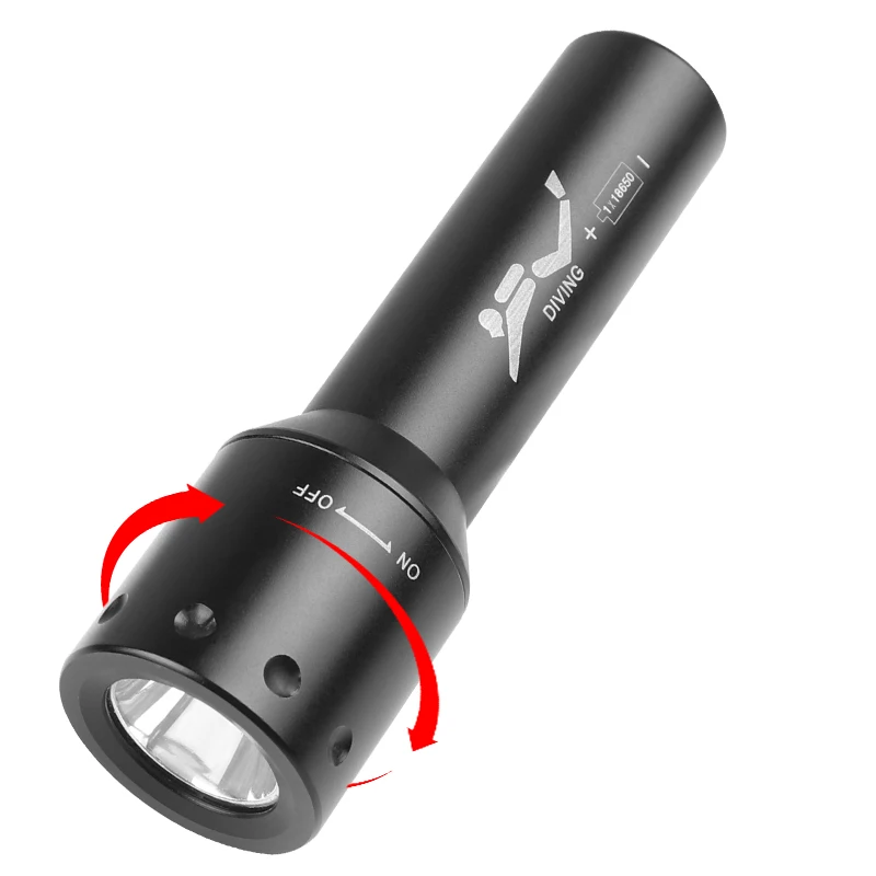 Nieuwe T6 LED-duiklamp Lange a - Photography Lighting Led recensie en prijs