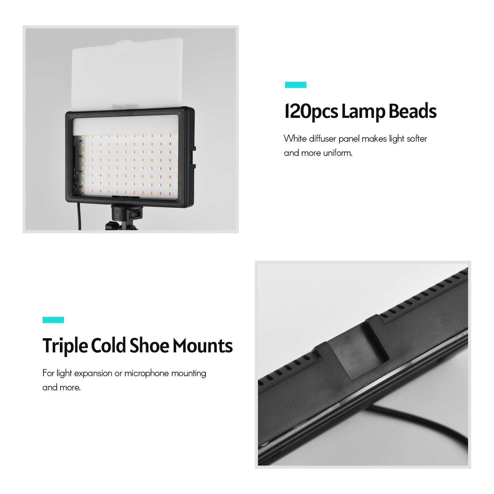 Andoer 2 Stuks Led Video Light - Photography Led Lighting Kit recensie en prijs