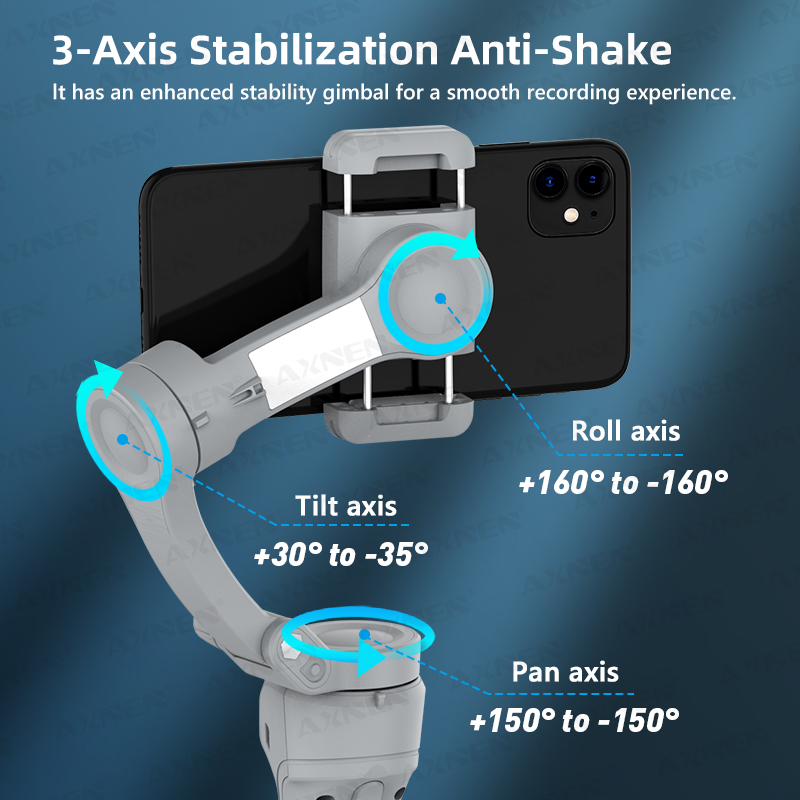 Handheld 3-assige gimbal-stabi - Photography Lighting System recensie en prijs