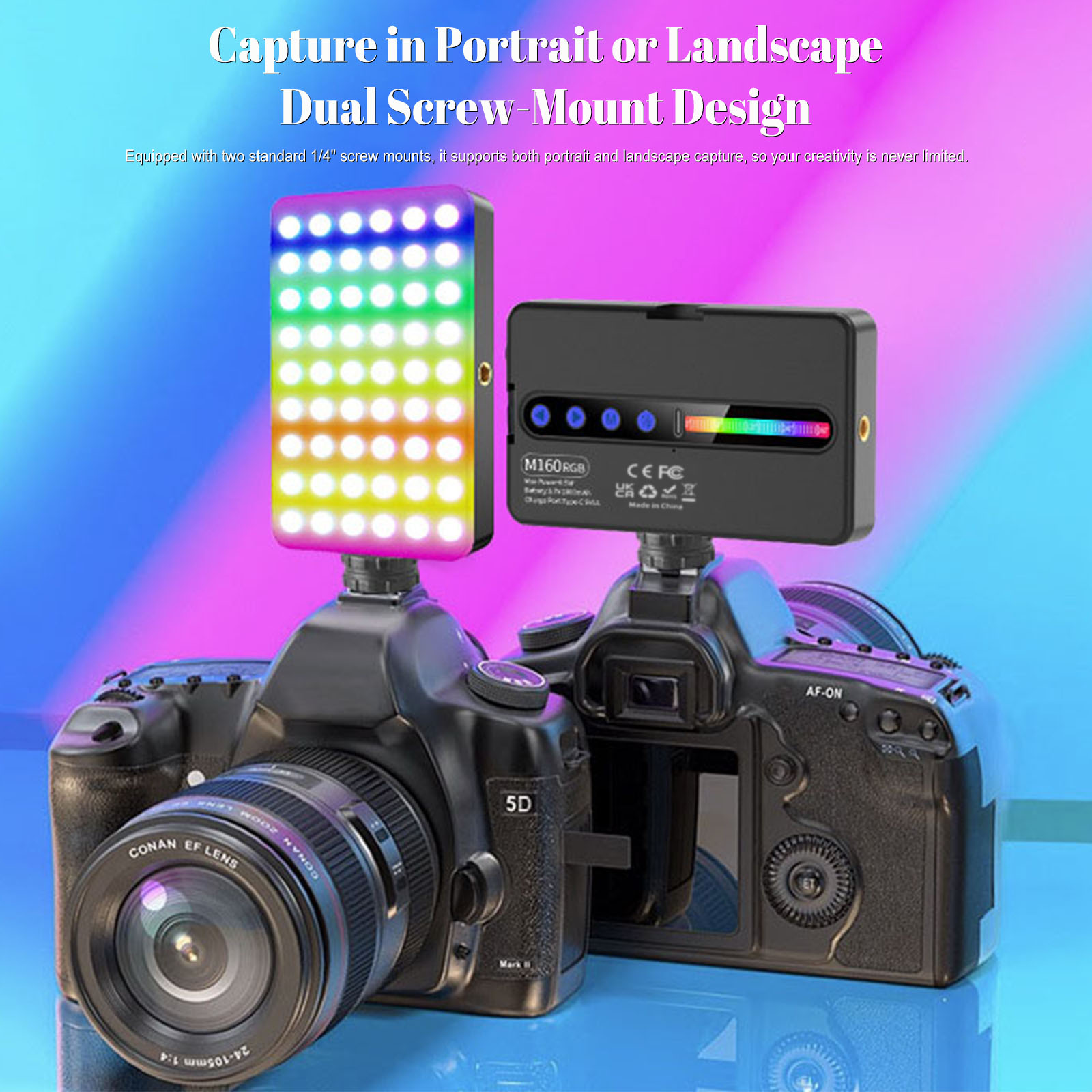 6,5W RGB LED-videolamp 2700K-6 - Photography Lighting Types recensie en prijs