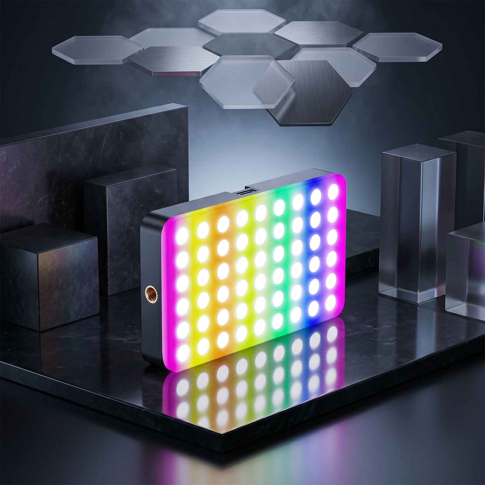 6,5W RGB LED-videolamp 2700K-6 - Photography Lighting Types recensie en prijs