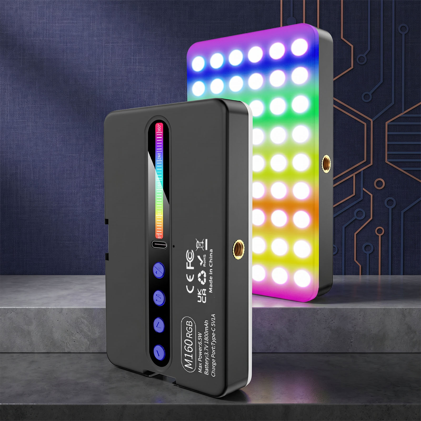 6,5W RGB LED-videolamp 2700K-6 - Photography Lighting Types recensie en prijs